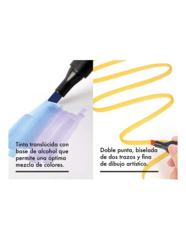 ROTULADOR GAMA ARTIST 60 COLORES