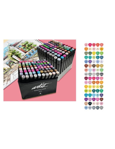 ROTULADOR GAMA ARTIST 80 COLORES