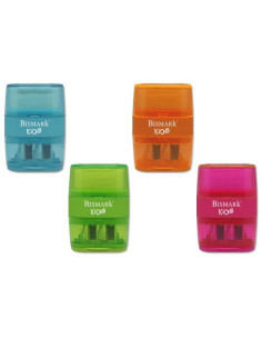 SACAPUNTAS DOBLE GOMA NEON 2