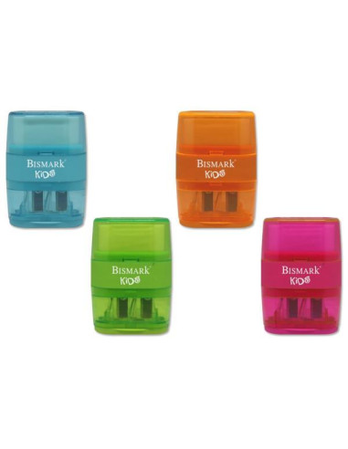 SACAPUNTAS DOBLE GOMA NEON