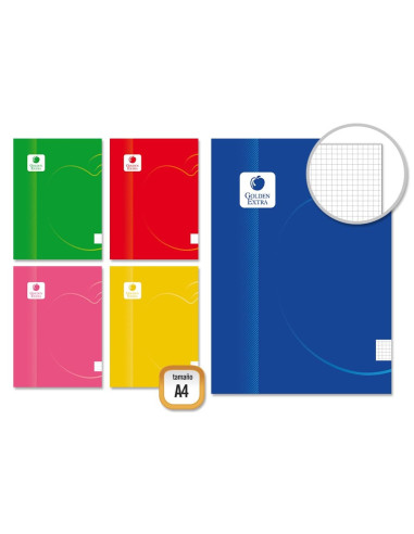 LIBRETA A4 48 h 90 g CUADRICULA 4 mm