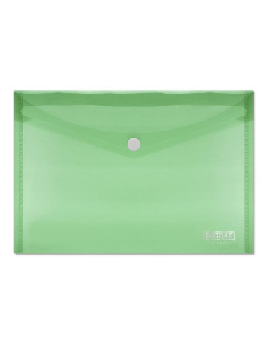 SOBRE CON BROCHE A5 10 ud VERDE