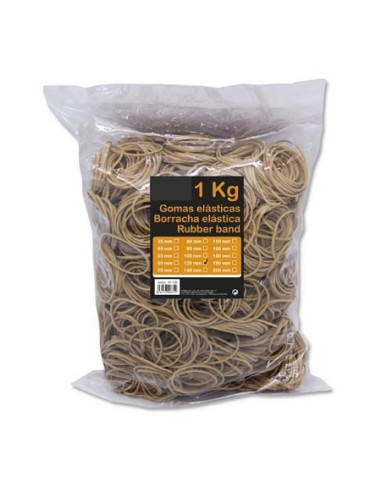 GOMAS ELÁSTICAS 12 cm Bolsa 1 Kg