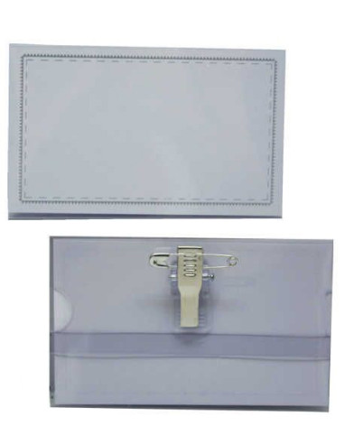 TARJETA IDENTIFICACION IMPERDIBLE 50 uds