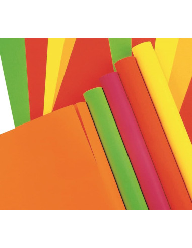 PAPEL FLUORESCENTE AMARILLA Rollo