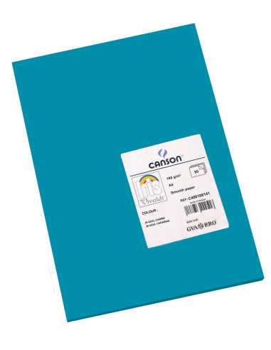 CARTULINA CANSON A4 AZUL CARIBE 50 h.