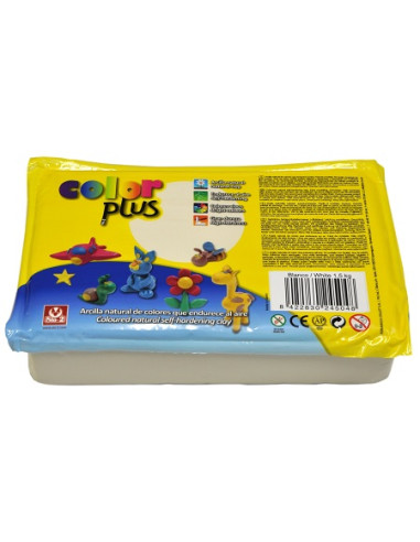 Arcilla COLORPLUS Blanca 1,5 Kg