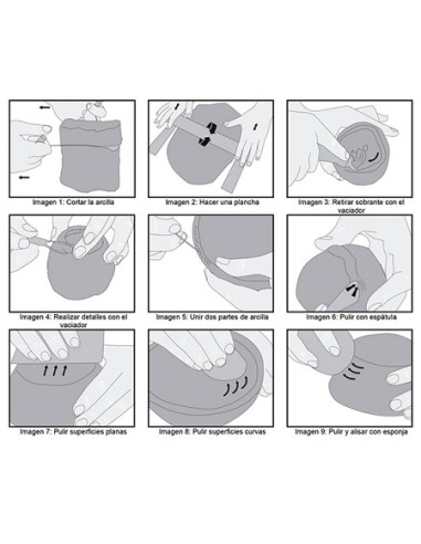 Arcilla COLORPLUS Blanca 1,5 Kg