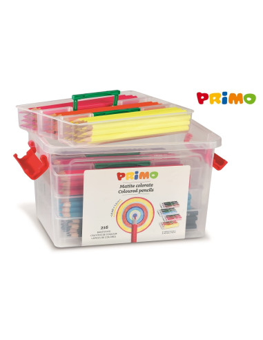 LÁPICES COLORES PRIMO 216 Uds SCHOOLPACK