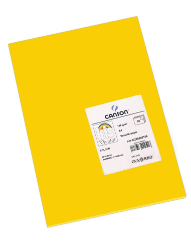 CARTULINA CANSON A4 GUALDA 50 h.