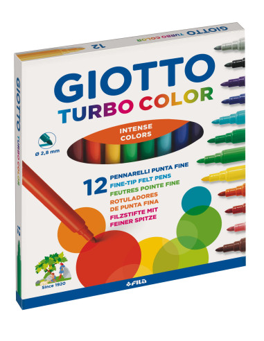 Rotulador GIOTTO TURBO COLOR 12...