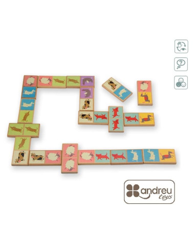 DOMINÓ ECO ANIMALES ANDREU TOYS