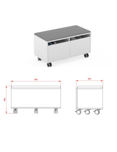 GRADA MODULAR MINI MOVE GRIS 2