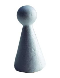 PEON POREX 10 cm 10 uds