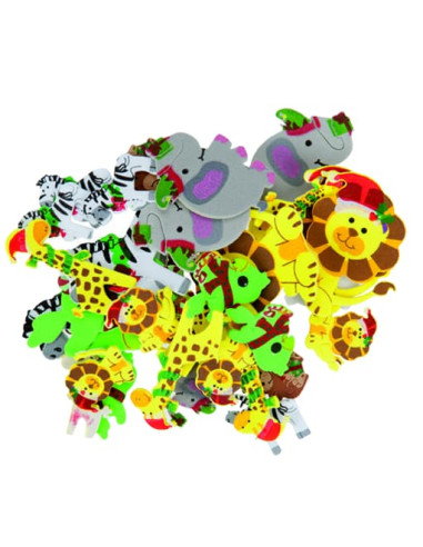 FIGURAS GOMA EVA ADHESIVA CORAZONES