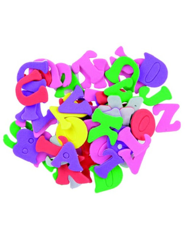 FIGURAS GOMA EVA ADHESIVA LETRAS