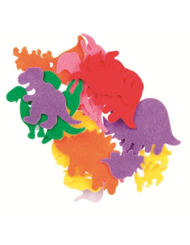 FIGURAS GOMA EVA ADHESIVA DINOSAURIOS
