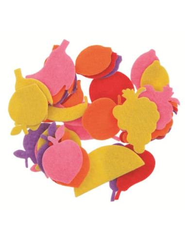 FIGURAS GOMA EVA ADHESIVA FRUTAS