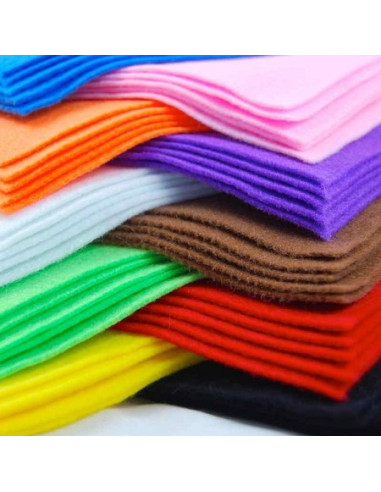 FIELTRO SURTIDOS 23x30 cm 10 hojas