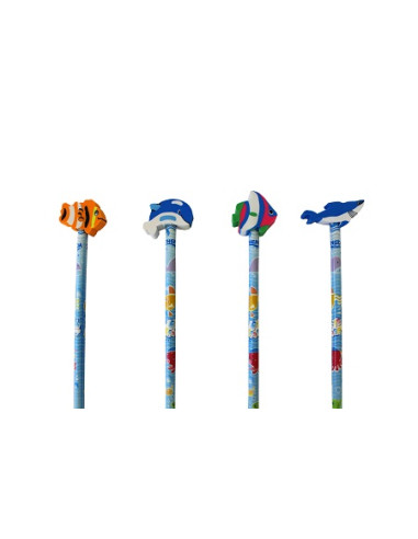 LAPIZ FANTASIA CON GOMA OCEANO 24 uds