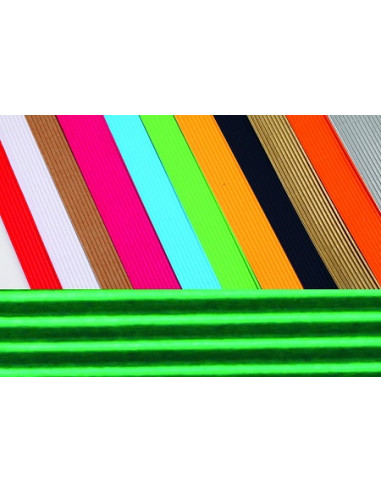 CARTON ONDULADO VERDE 10 h 50x70 cm