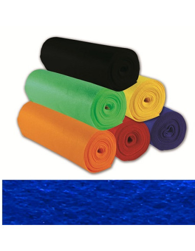 FIELTRO AZUL ROLLO 45 cm x 5 m.
