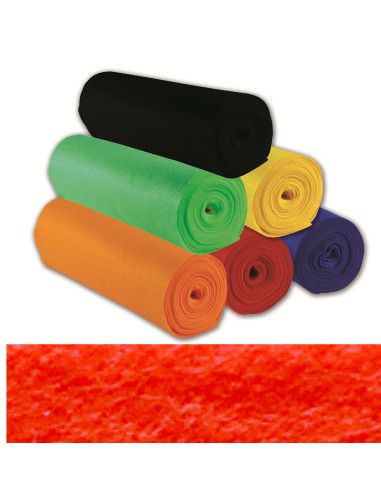 FIELTRO ROJO ROLLO 45 cm x 5 m.