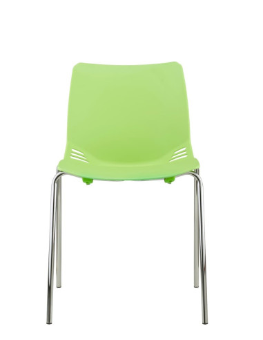SILLA OWEN PP TUBO GRIS VERDE