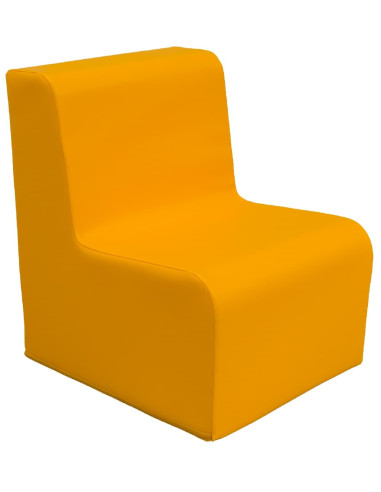 SOFÁ INDIVIDUAL CURVO 40 x 45 x 50 cm.