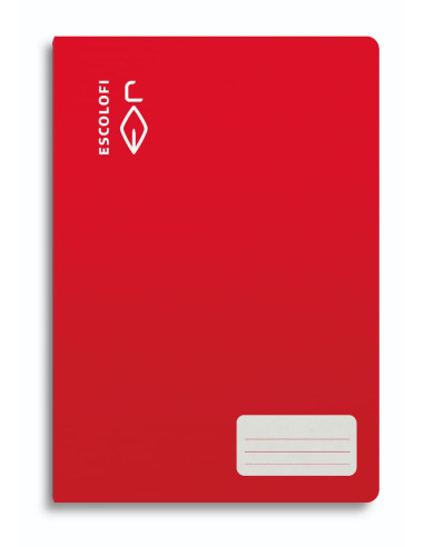 LIBRETA ESCOLOFI Fº 50 H 6x6 ROJO 10 Ud