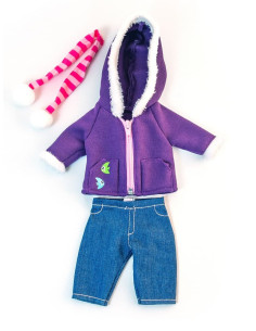 CONJUNTO FRIO POLAR LILA...
