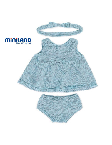 CONJUNTO PUNTO VESTIDO DIADEMA 38 cm....