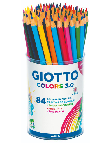 PINTURAS GIOTTO COLORS 3.0 Bote 84 uds