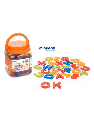 LETRAS MAYÚSCULAS TRANSLÚCIDAS MINILAND