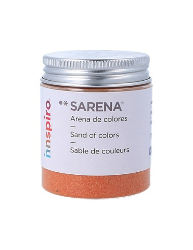 ARENA DE COLORES 100 g. NARANJA