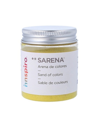 ARENA DE COLORES 100 g. AMARILLO