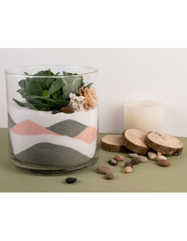 ARENA DE COLORES 100 g. FUCSIA