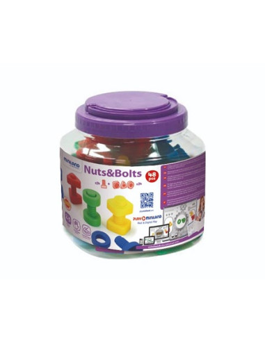 TORNILLO Y TUERCA MINILAND 48 PIEZAS