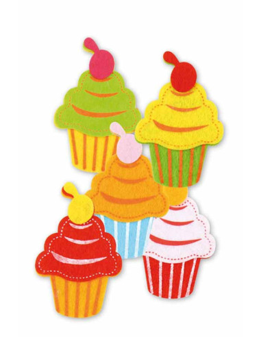 FIGURAS FIELTRO PASTELES 3D