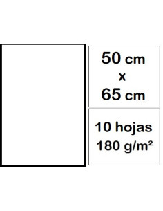 CARTULINAS 50x65 cm 10 h...