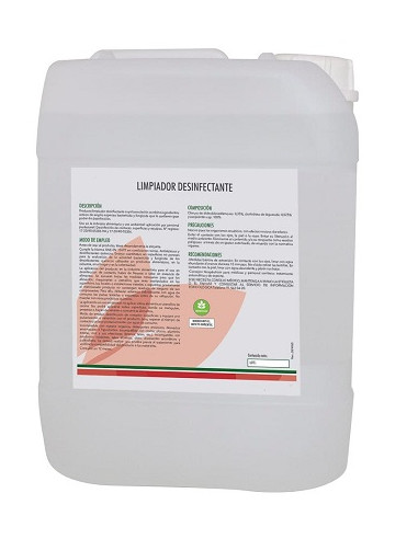 LIMPIADOR DESINFECTANTE Garrafa 10...