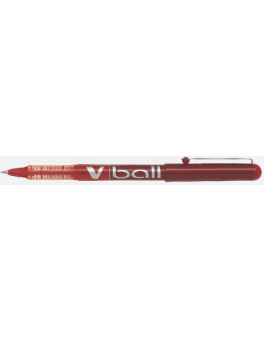 ROTULADOR PILOT V-BALL 0.5 ROJO Unidad