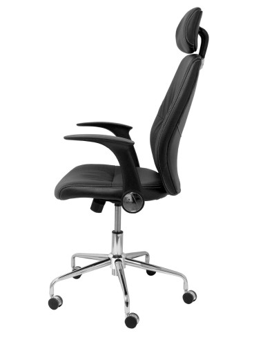 SILLÓN HUELVES SIMILPIEL NEGRO CON...