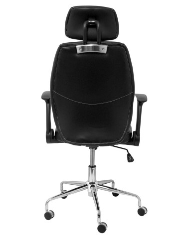 SILLÓN HUELVES SIMILPIEL NEGRO CON...