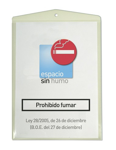 FUNDAS PORTA CARTELES EN BOLSA 10 Uds.