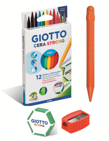 CERAS GIOTTO STRONG 12 COLORES