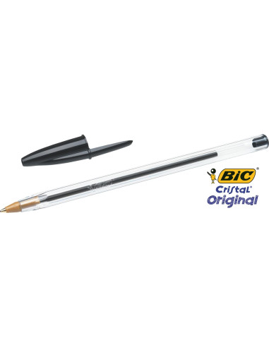 BOLIGRAFO BIC CRISTAL NEGRO CAJA 50 uds