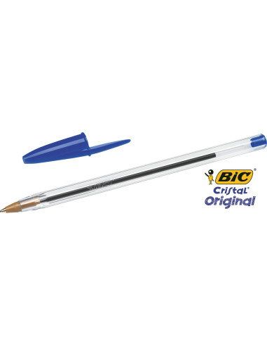BOLIGRAFO BIC CRISTAL AZUL CAJA 50 uds