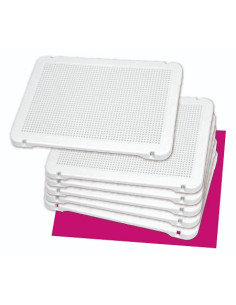 PLACA MOSAICO BLANCA 30x21...