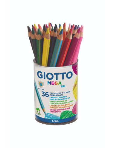 PINTURAS GIOTTO MEGA TRI 36 uds